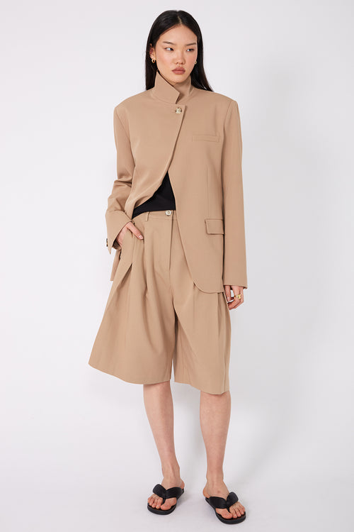 level blazer / camel