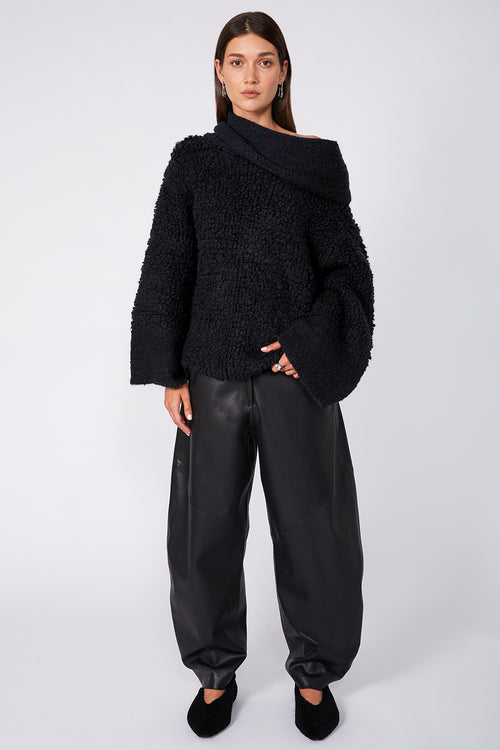 haven sweater / black