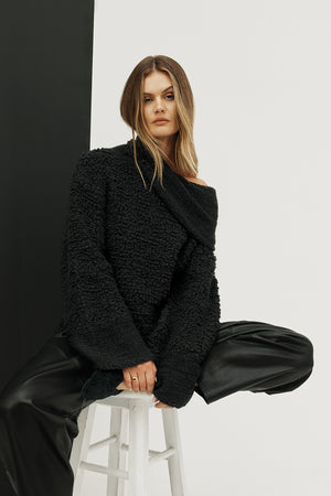 haven sweater / black