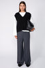 lineate vest / black