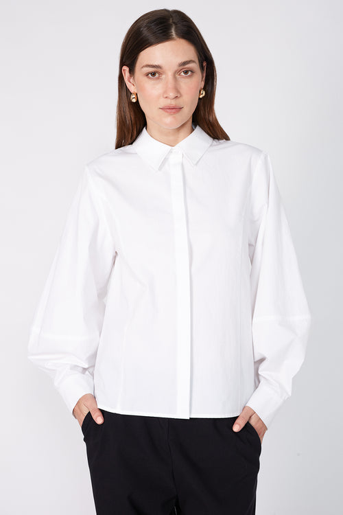 logical shirt / white