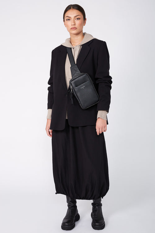 lounge hooded sweater / pumice marle
