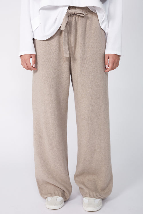 lounge knit pant / pumice marle
