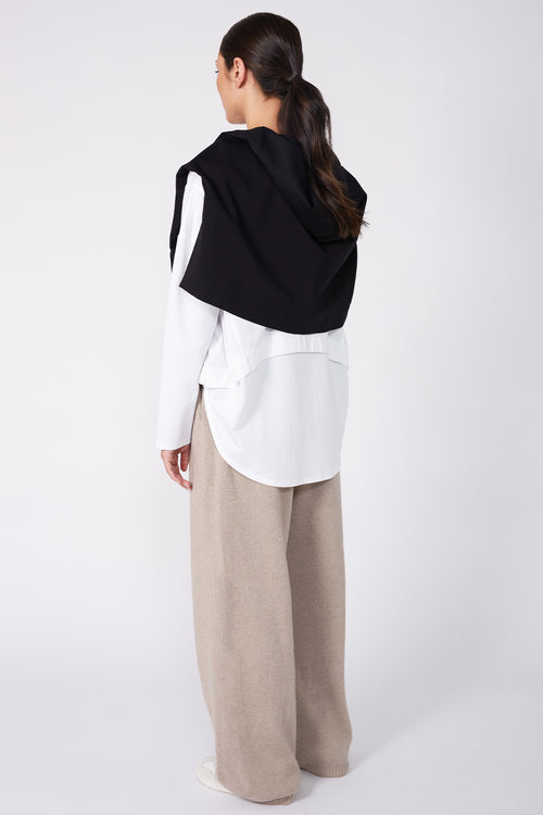 lounge knit pant / pumice marle