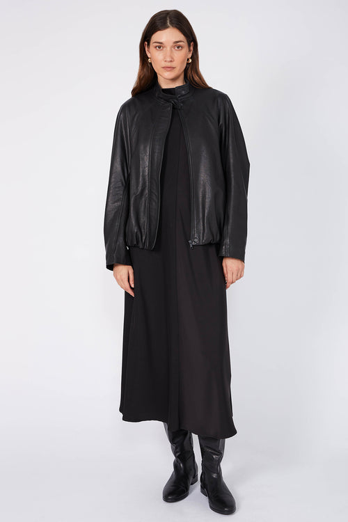 luxe bomber / black