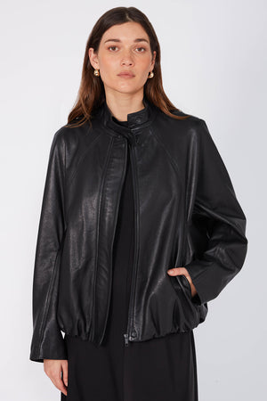 luxe bomber / black