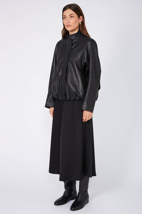 luxe bomber / black