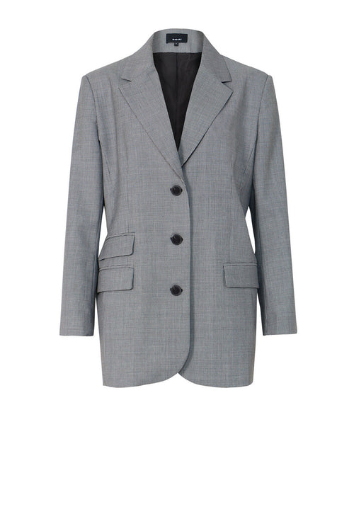 manner blazer / black|white houndstooth