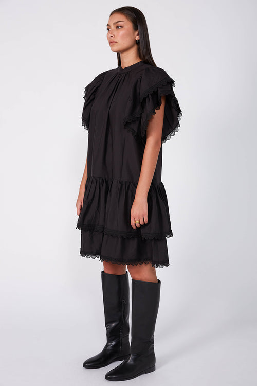 mirror dress / black