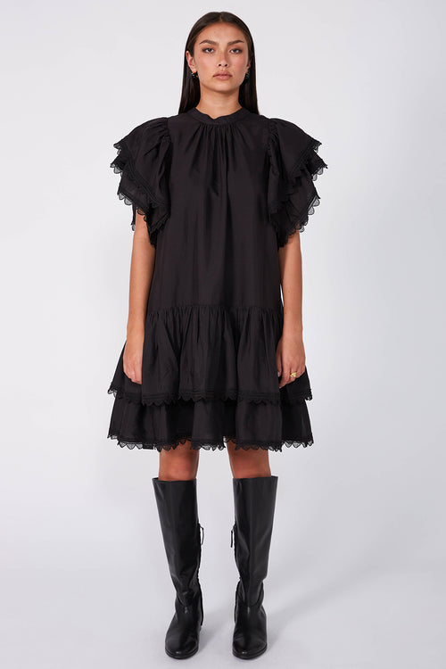 mirror dress / black