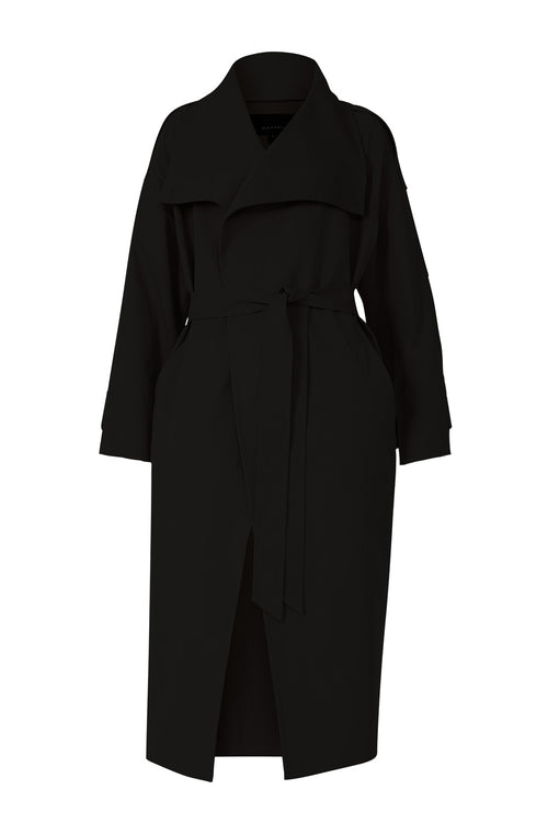 assign trench coat / black