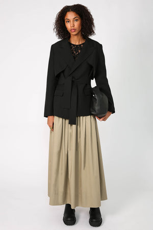 cohesive skirt / sage taupe