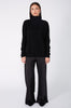collected sweater / black