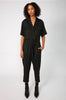 eider jumpsuit / black