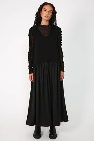 fleeting dress / black