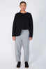 furthering track pant / grey marle
