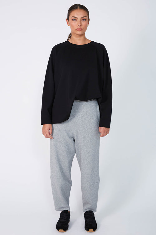 furthering track pant / grey marle