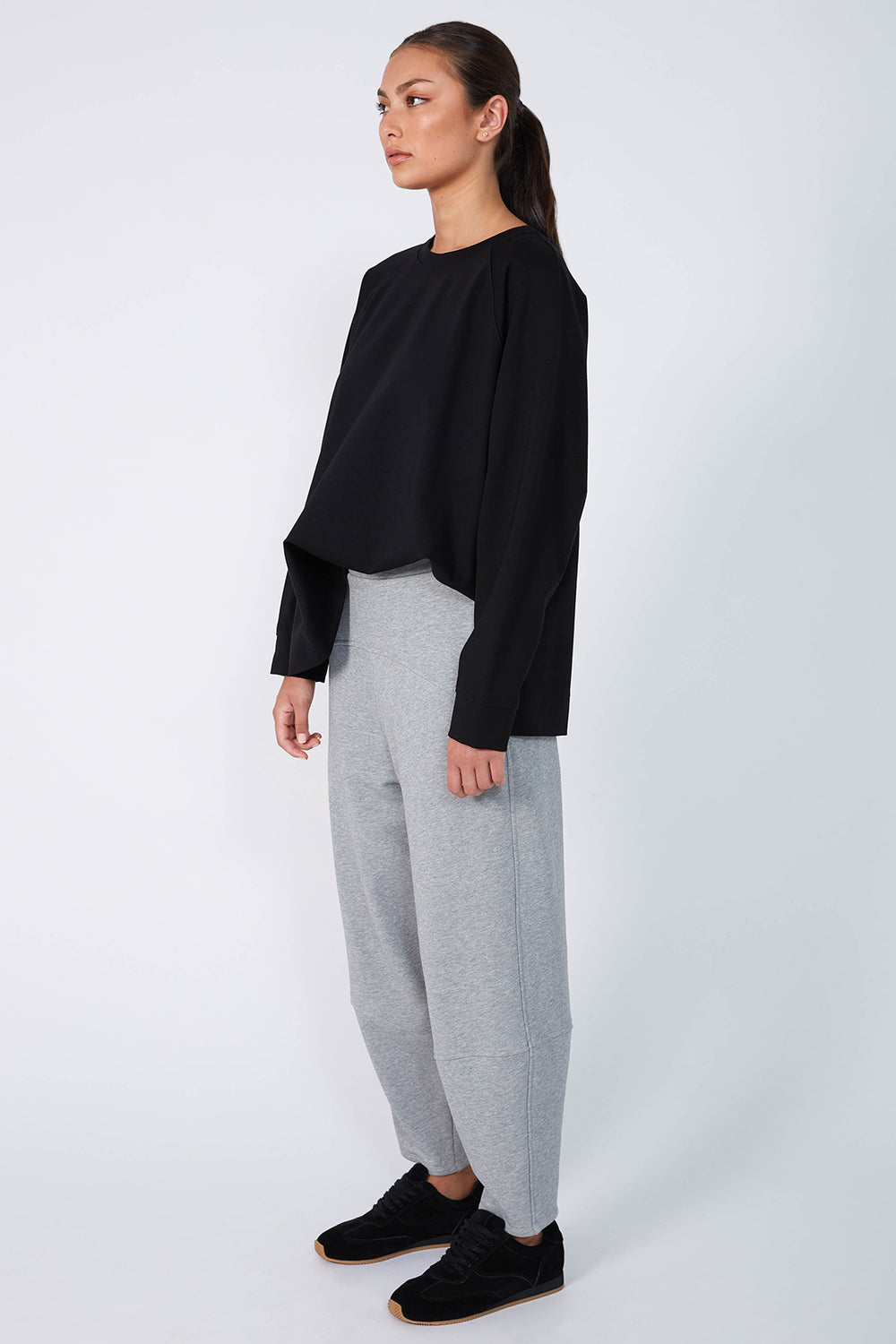furthering track pant / grey marle | m o o c h i