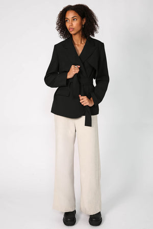 glowed pant / parchment beige