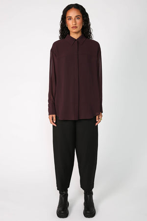 hazy shirt / blackberry