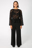 insisted top / black lace