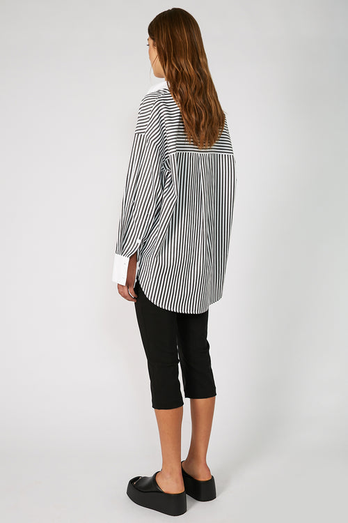 key capri pant / black