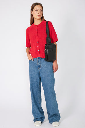 lea cardi / chilli red