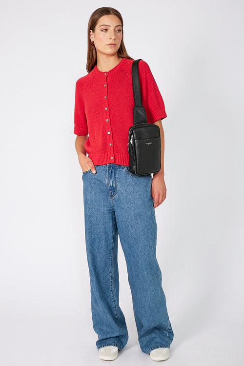 lea cardi / chilli red