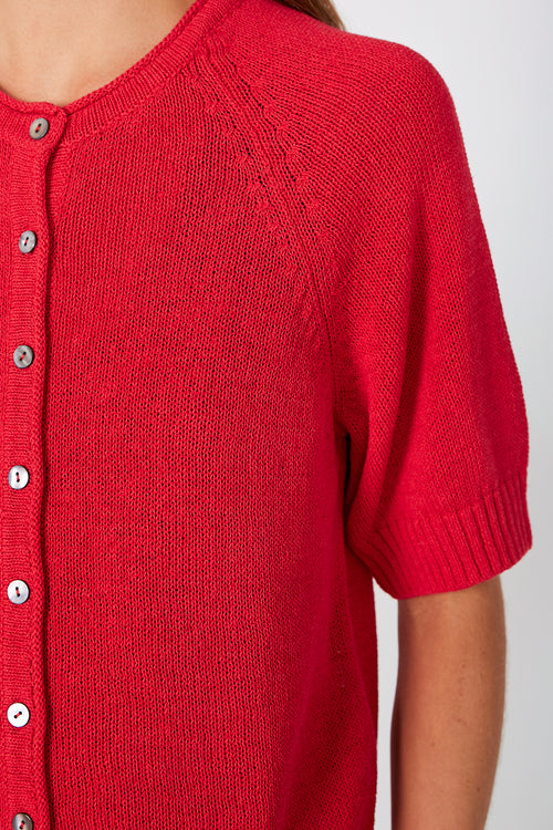 lea cardi / chilli red