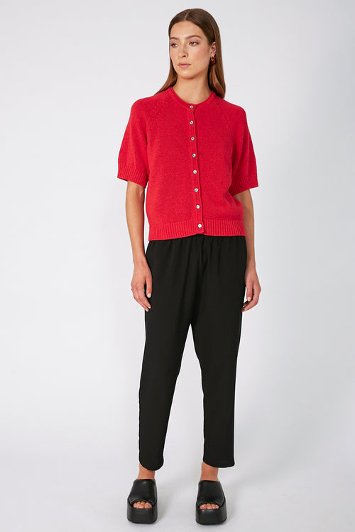 lea cardi / chilli red