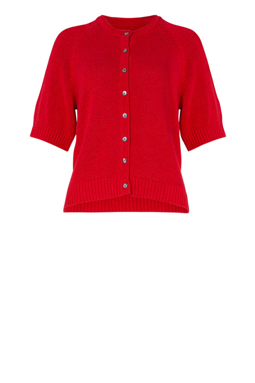 lea cardi / chilli red