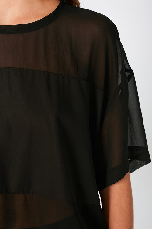 lucid tee / black