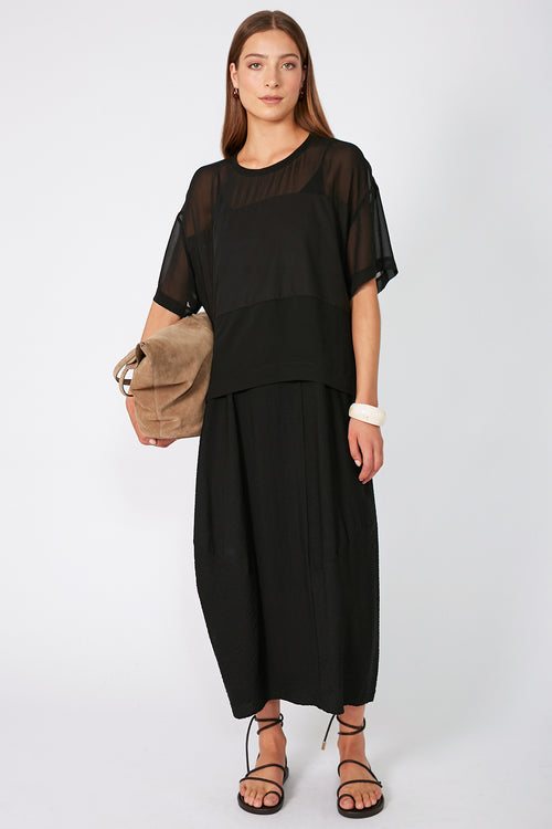 lucid tee / black
