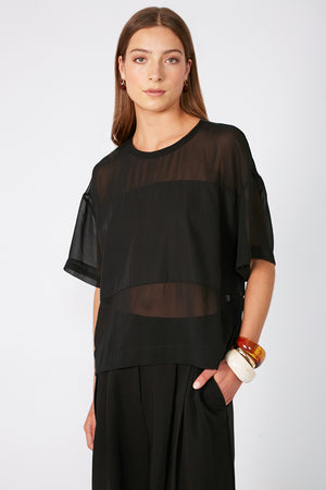 lucid tee / black