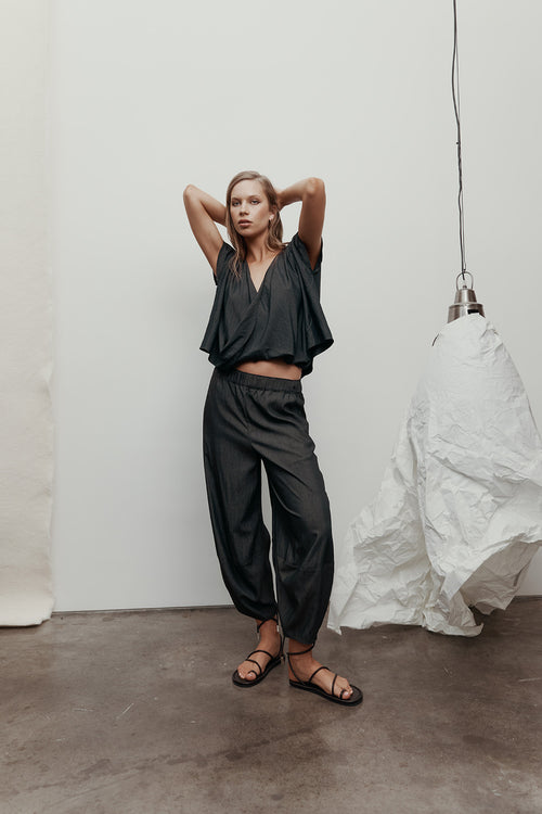 air pant / ink melange