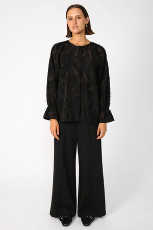 quarrel top / black