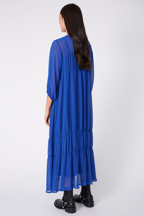 section dress / capri blue
