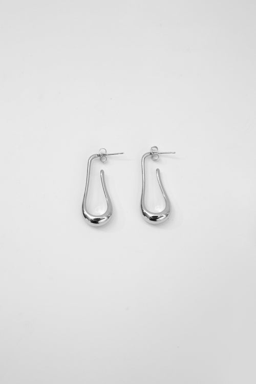 spate earring / silver