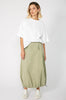 voter skirt / matcha green