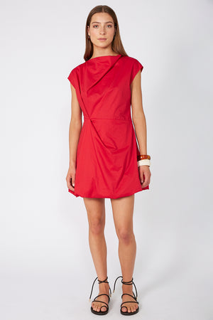 finite dress / chilli red