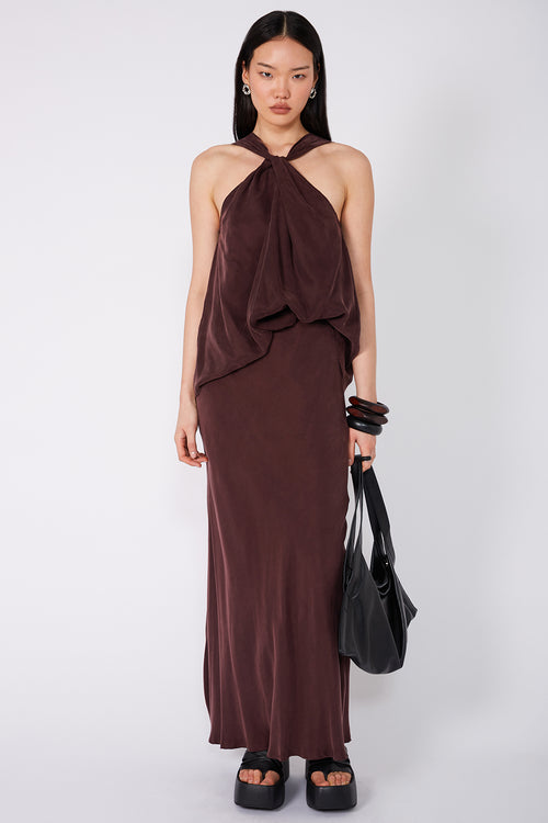 nemesis sleeveless top / sangria