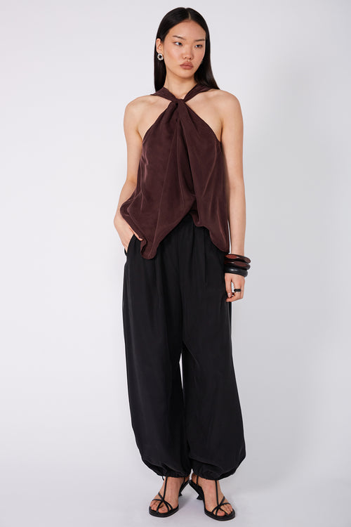nemesis sleeveless top / sangria