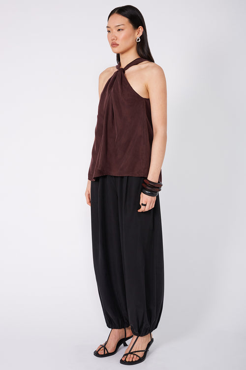 nemesis sleeveless top / sangria