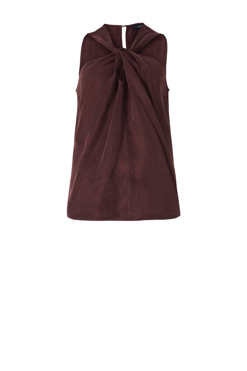 nemesis sleeveless top / sangria