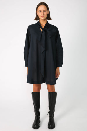 onsen dress / ink navy