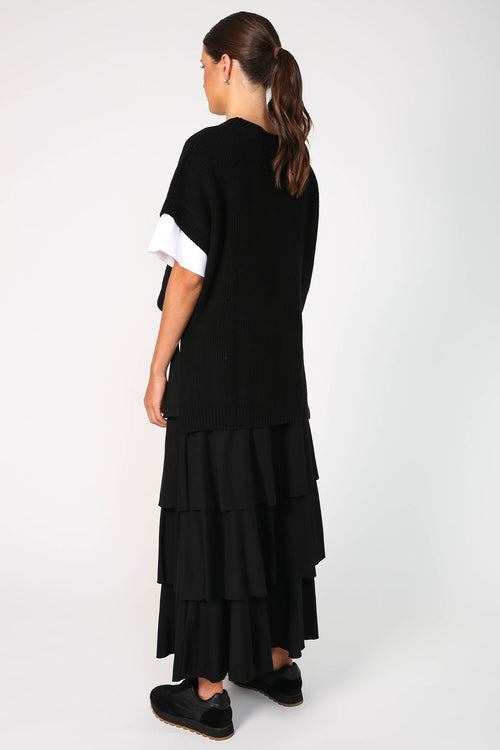 balcony skirt / black