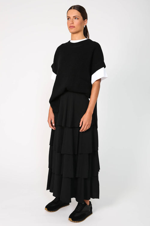 balcony skirt / black