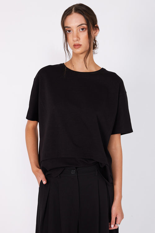 overturn tee / black