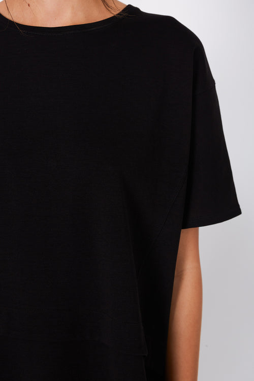 overturn tee / black