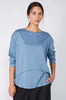 overturn top / dusty blue